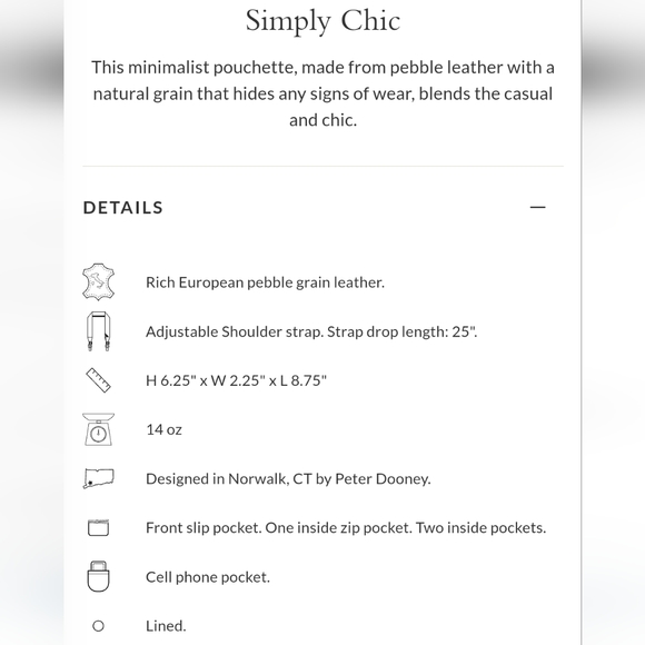 Dooney & Bourke Pebbled Ginger Pouchette - Picture 16 of 16